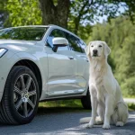 Volvo XC60 Dog Seat Cover  |  “Travel Buddy Light” by Owleys - View 1