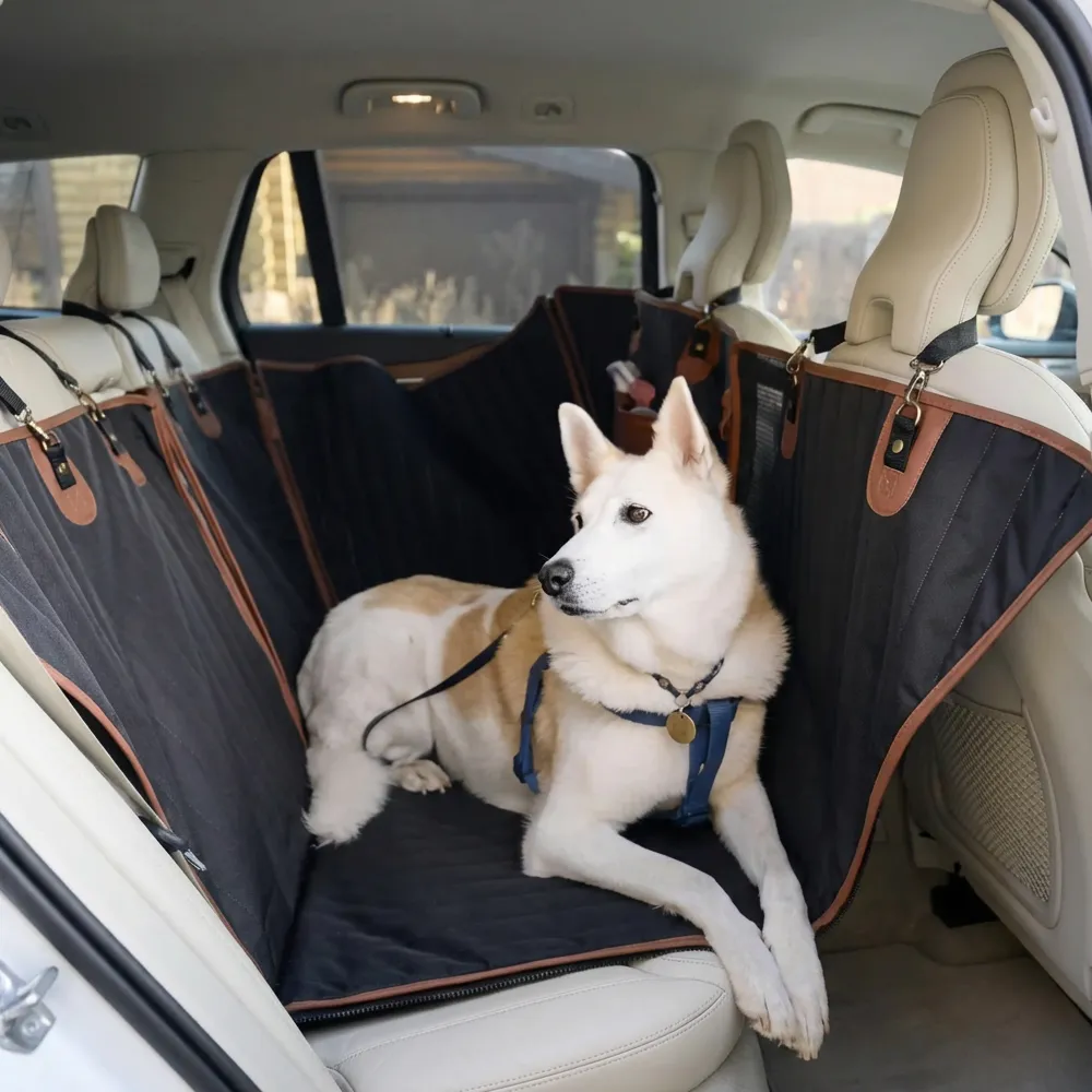 Volvo XC60 Hard Bottom Dog Seat Cover  |  “Travel Buddy Mk. II” by Owleys