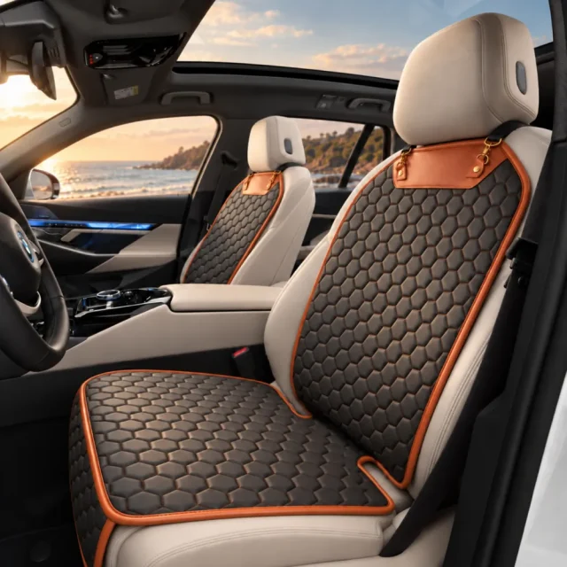 BMW Child Seat Protector  |  “Hexy” by Owleys