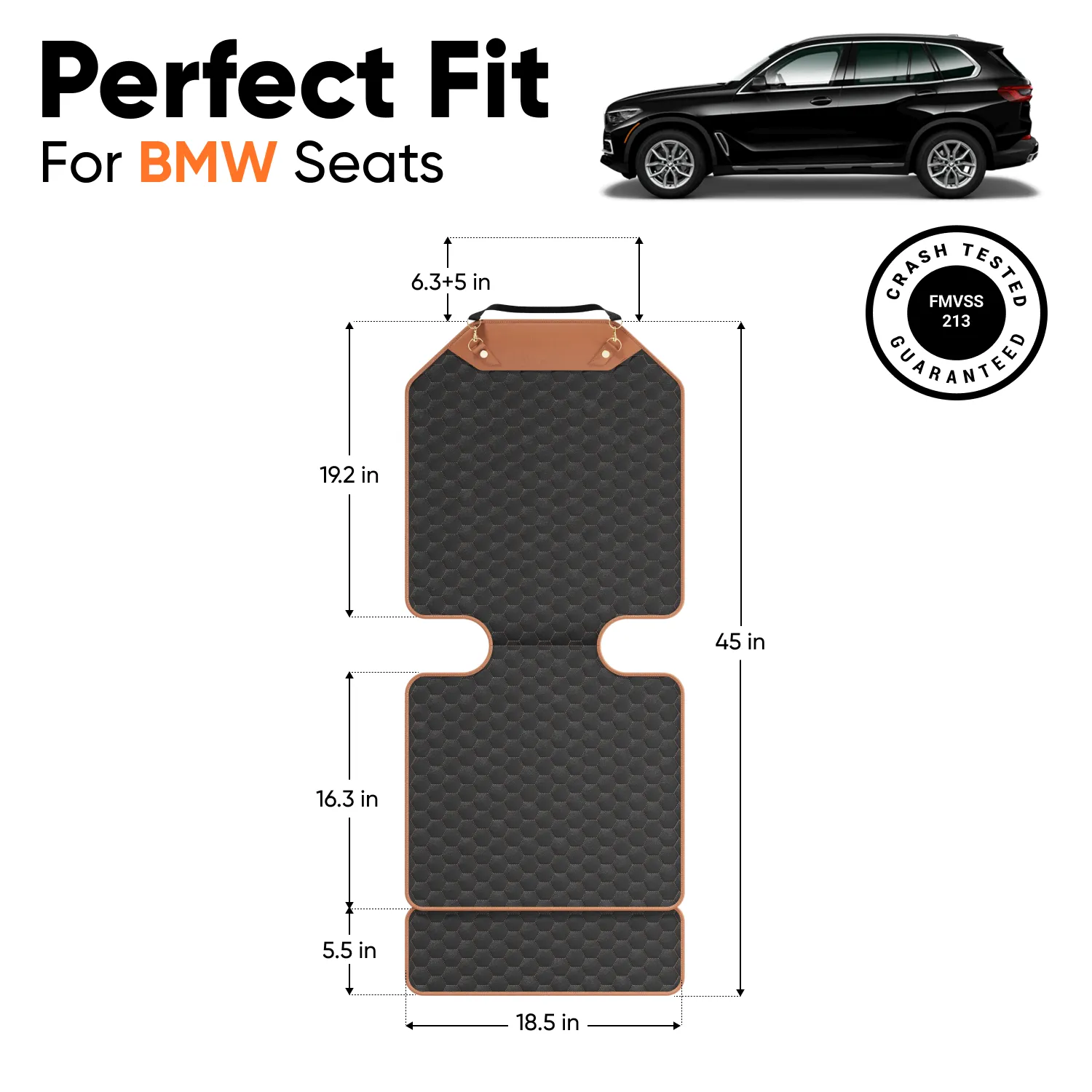 BMW Child Seat Protector  |  “Hexy” by Owleys - View 3