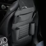 Black Hexy Seat Back Organizer & Seat Protector – Twins Set (4 Pcs)  |  Owleys - View 5