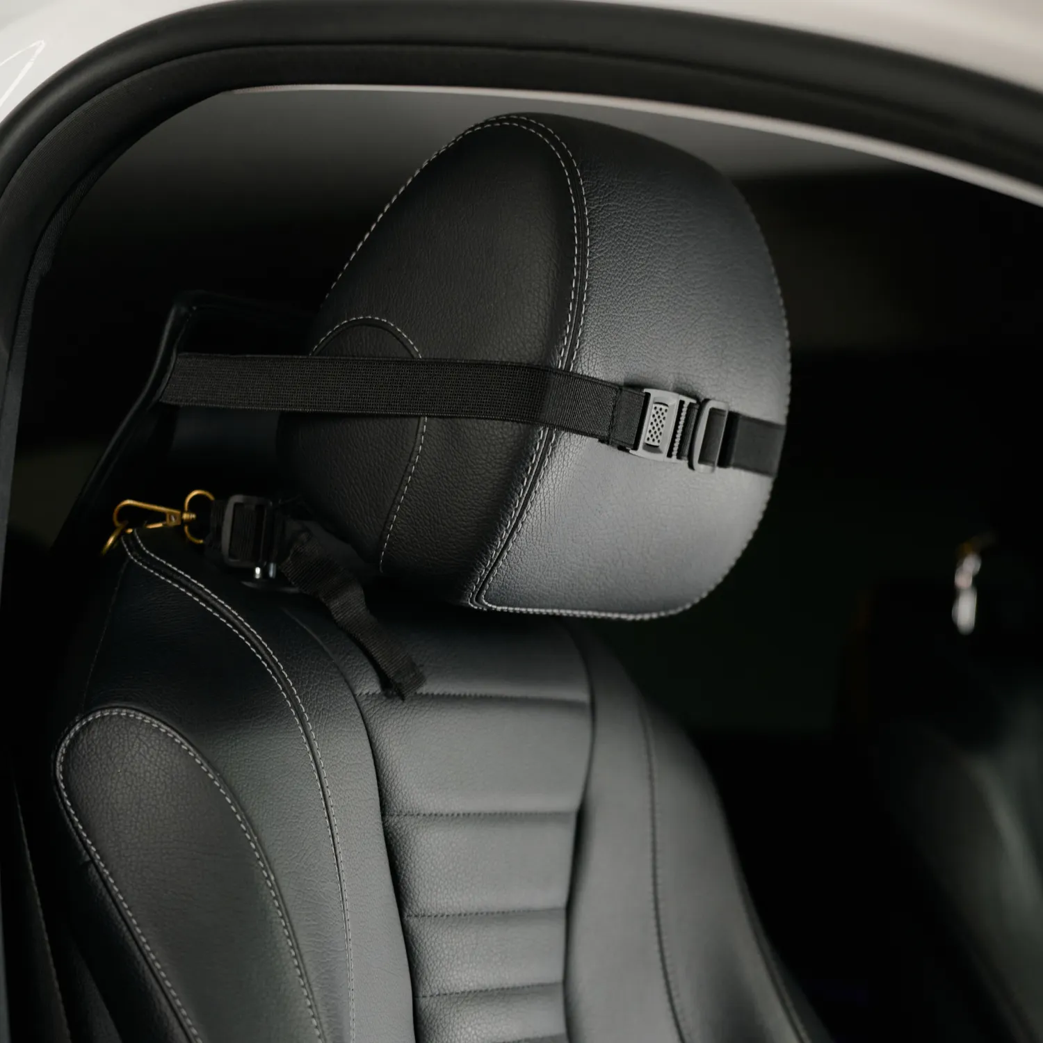 Car Back Of Seat Organizer  |  Black “Hexy” by Owleys - View 12