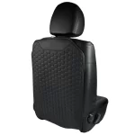 Car Seat Back Protector  |  Black “Hexy” by Owleys - View 1