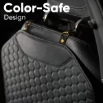 Car Seat Back Protector  |  Black “Hexy” by Owleys - View 8