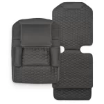 Black Hexy Seat Back Organizer & Seat Protector Set (2 Pcs)  |  Owleys - View 1