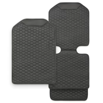 Black Hexy Car Seat Protector & Car Kick Mat…