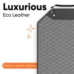 Car Seat Back Protector  |  Gray “Hexy” by Owleys - View 2