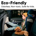 Car Seat Back Protector  |  Gray “Hexy” by Owleys - View 7