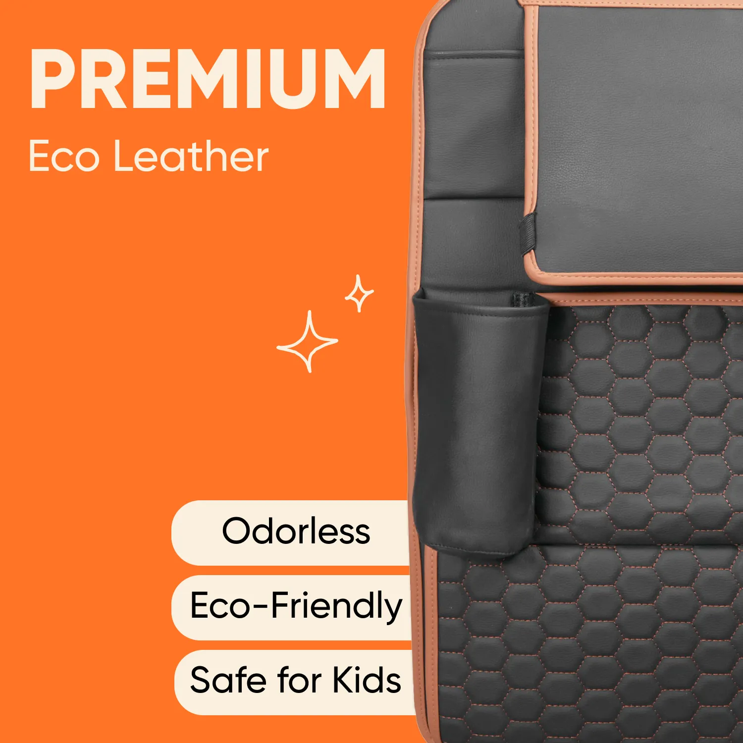 Car Back Of Seat Organizer  |  “Hexy” by Owleys - View 6