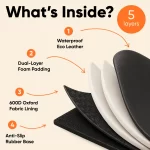 Car Seat Back Protector  |  “Hexy” by Owleys - View 8