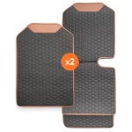 Hexy Car Seat Protector & Car Kick Mat – Twins Set (4 Pcs)  |  Owleys - View 1