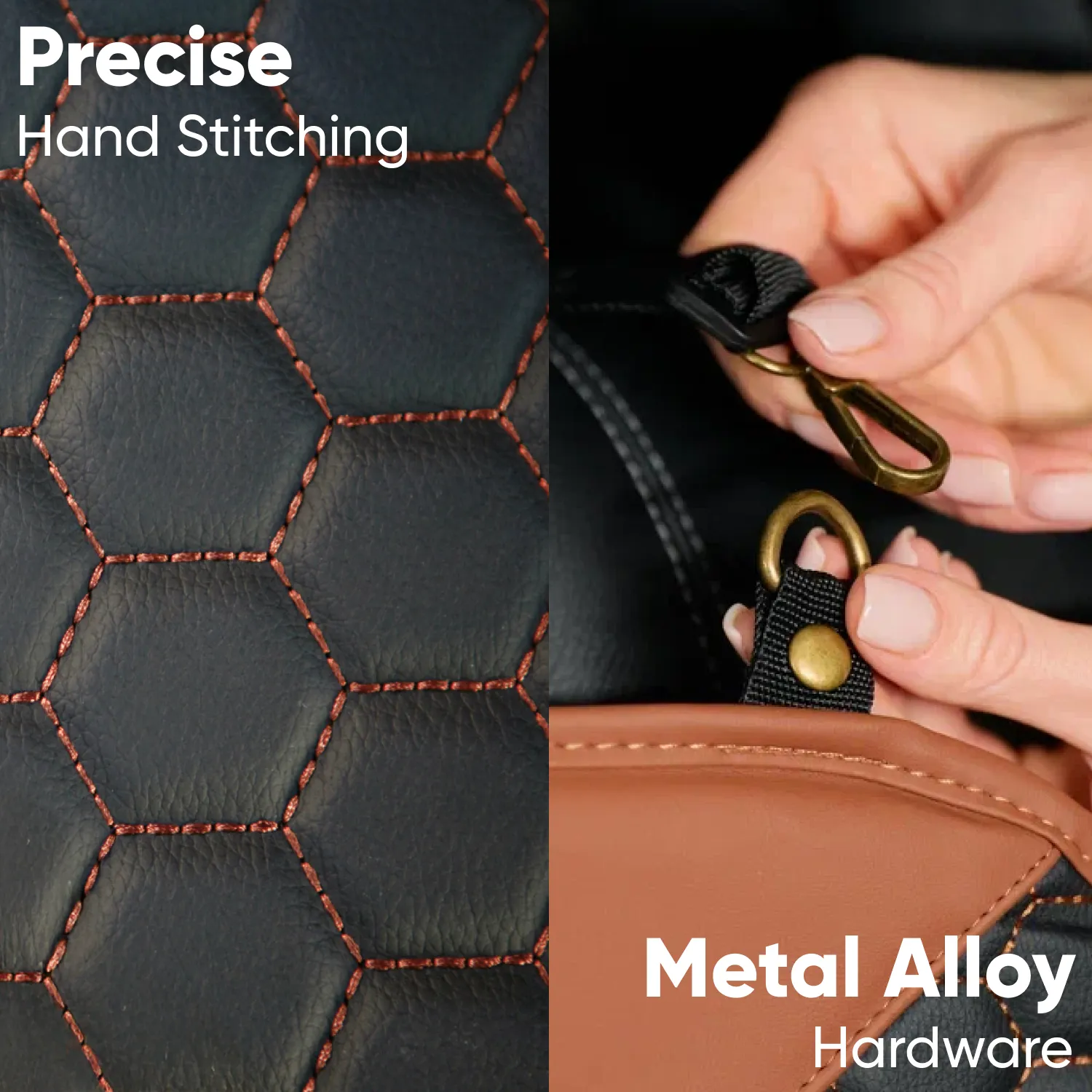 Audi Q7 Car Seat Protector  |  “Hexy” by Owleys - View 6