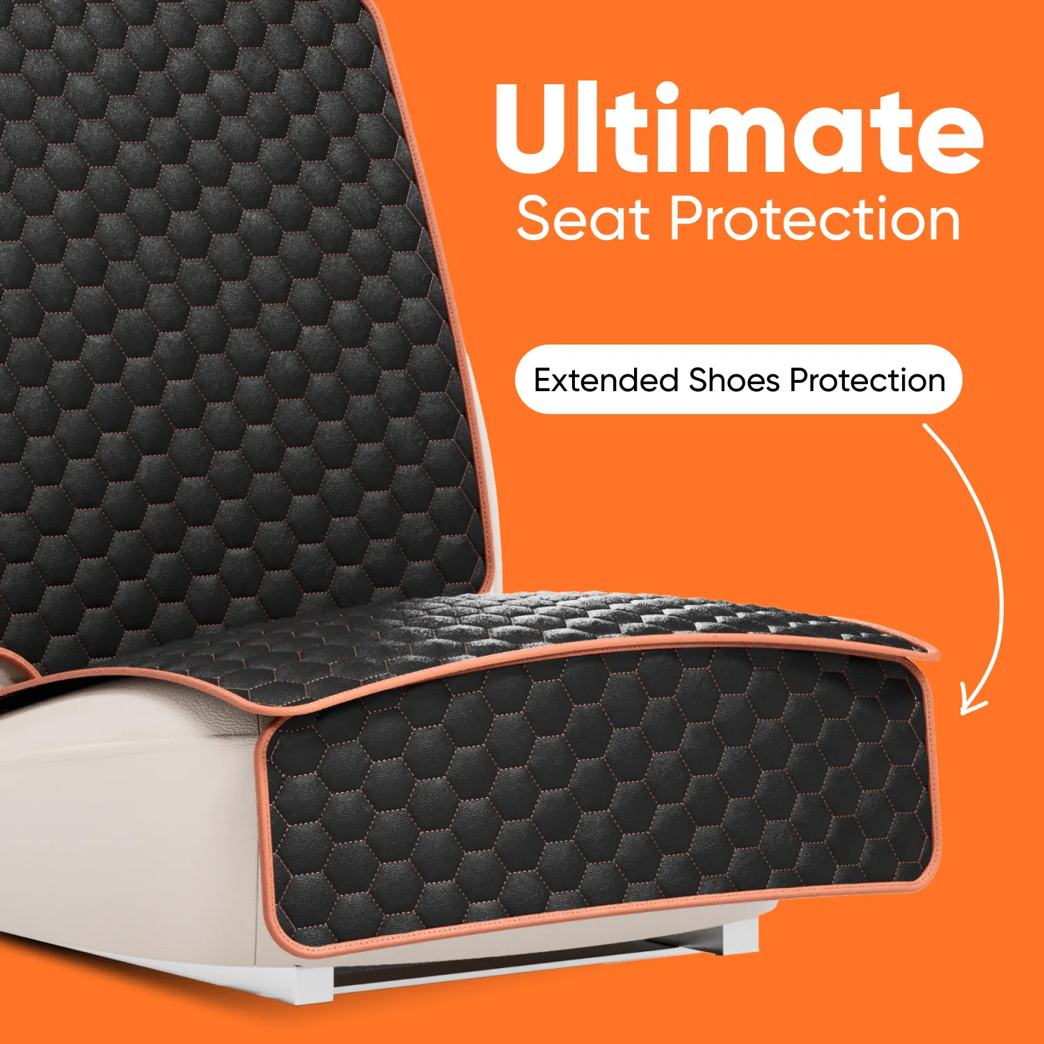 Audi Q7 Car Seat Protector  |  “Hexy” by Owleys - View 4