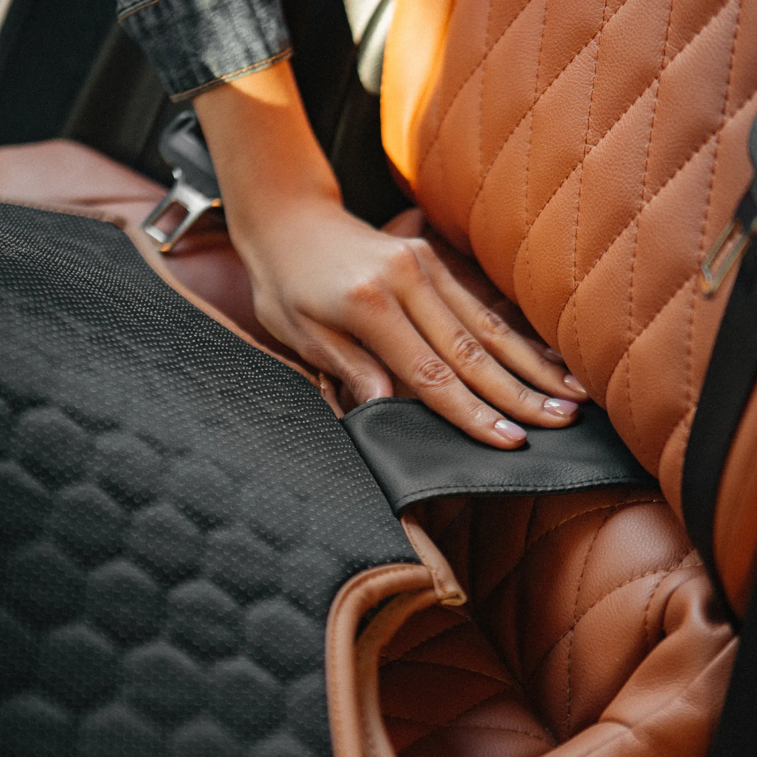Audi Q7 Car Seat Protector  |  “Hexy” by Owleys - View 14