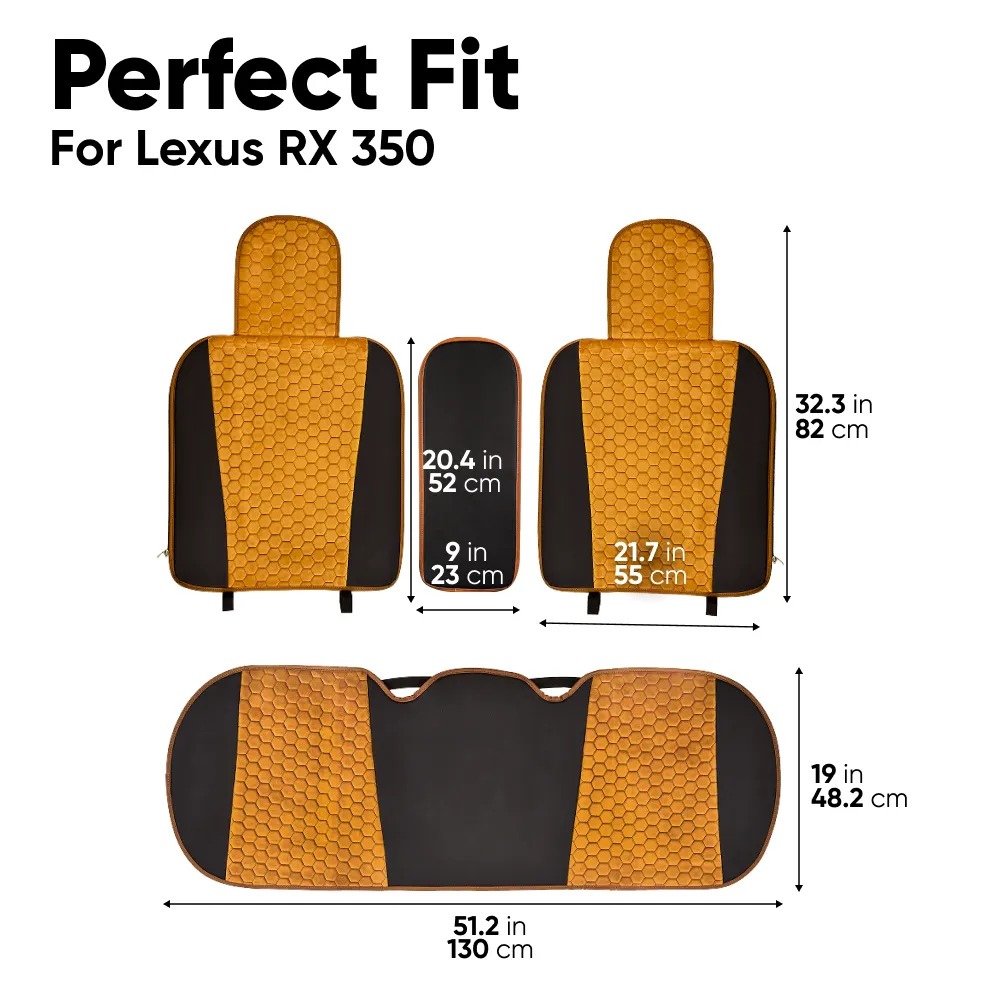 Lexus RX 350 Seat Covers (2016–2025) – Custom Fit, Luxury Velvet  |  Owleys - View 3