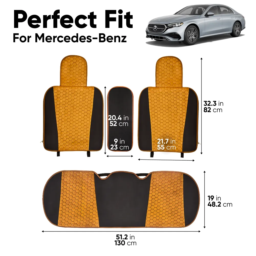 Mercedes-Benz Seat Covers (2016–2025) – Custom Fit, Luxury Velvet  |  Owleys - View 3