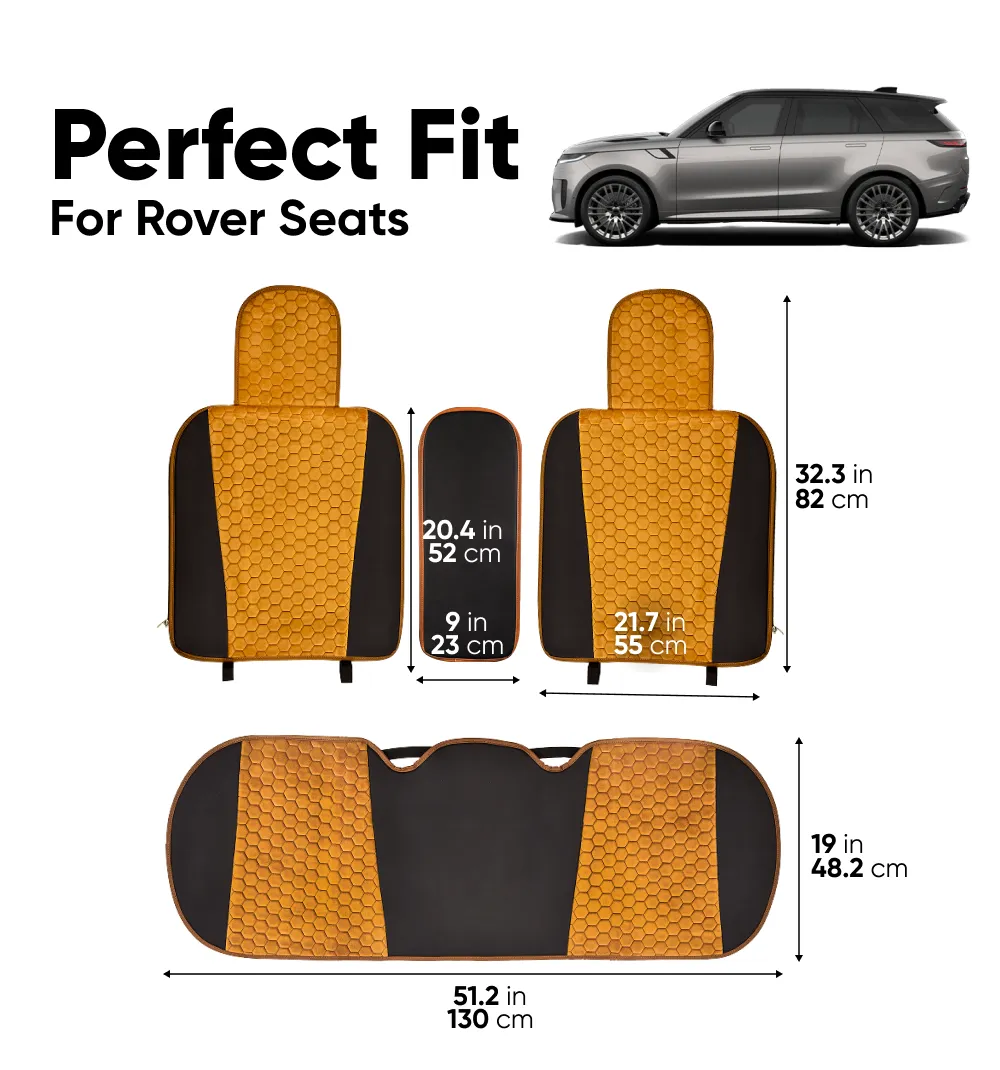Range Rover Seat Covers (2015–2025) – Custom Fit, Luxury Velvet  |  Owleys - View 3