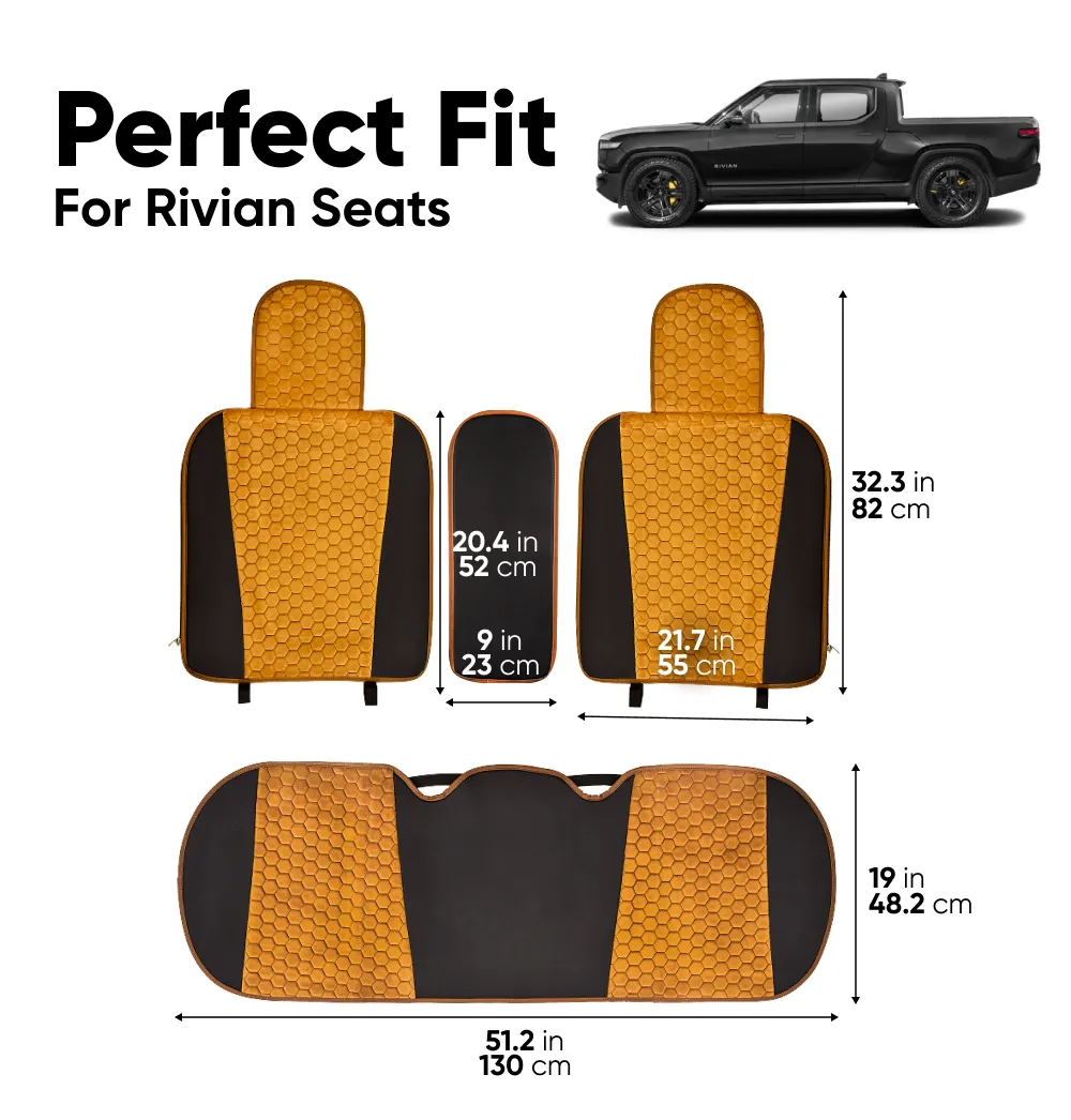 Rivian Seat Covers – Custom Fit, Luxury Velvet  |  Owleys - View 3