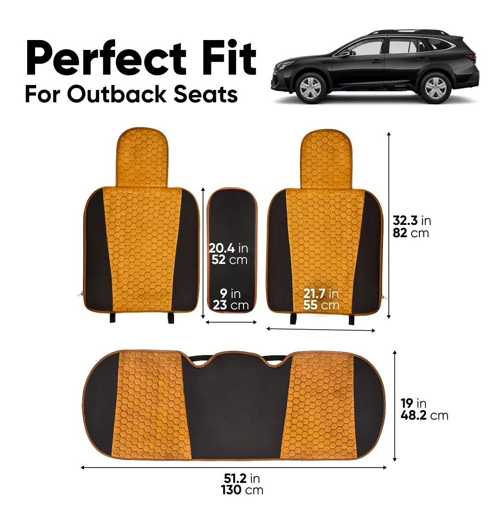 Subaru Outback Seat Covers (2016–2025) – Custom Fit, Luxury Velvet  |  Owleys - View 3