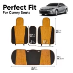 Toyota Camry Seat Covers (2015–2025) – Custom Fit, Luxury Velvet  |  Owleys - View 3