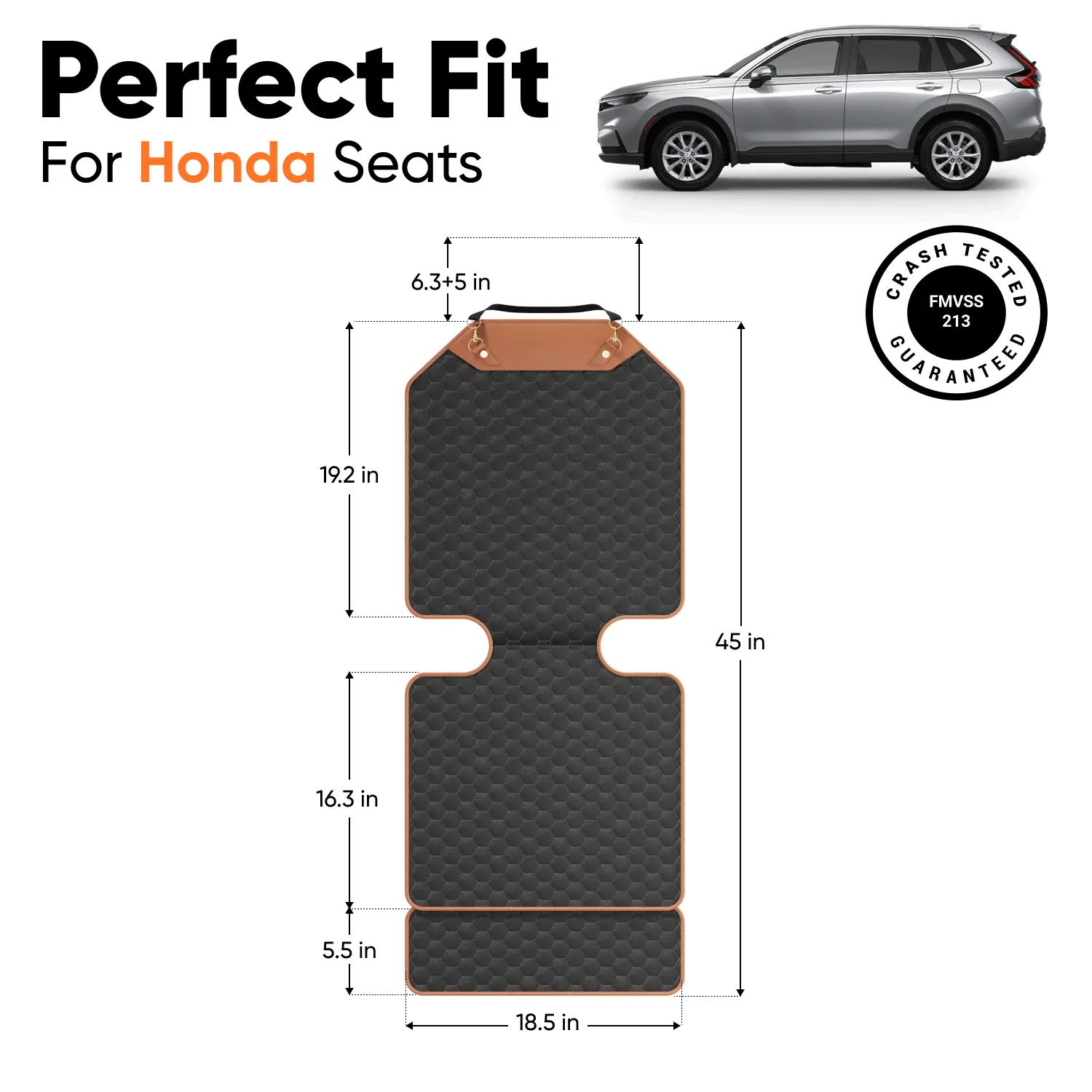Honda CR-V Seat Protector  |  “Hexy” by Owleys - View 3
