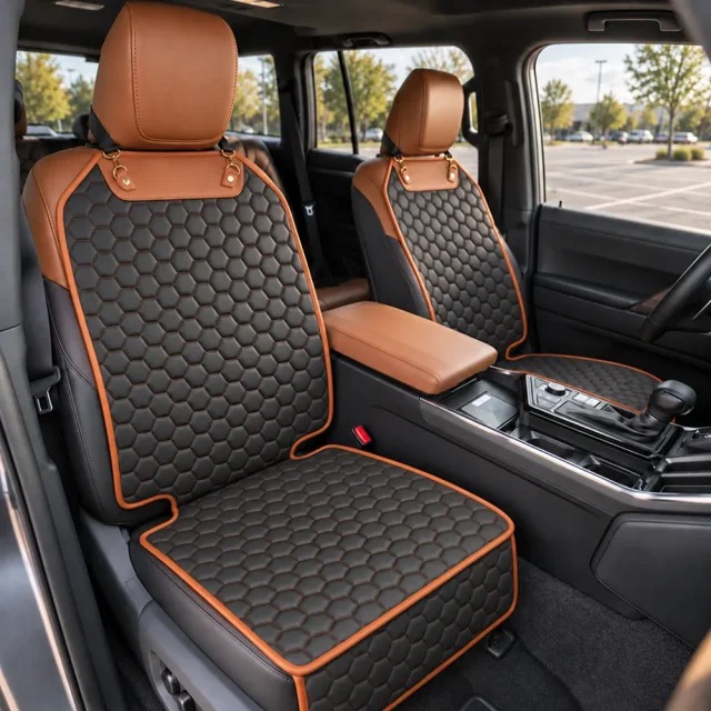 Lexus Car Seat Protector  |  “Hexy” by Owleys