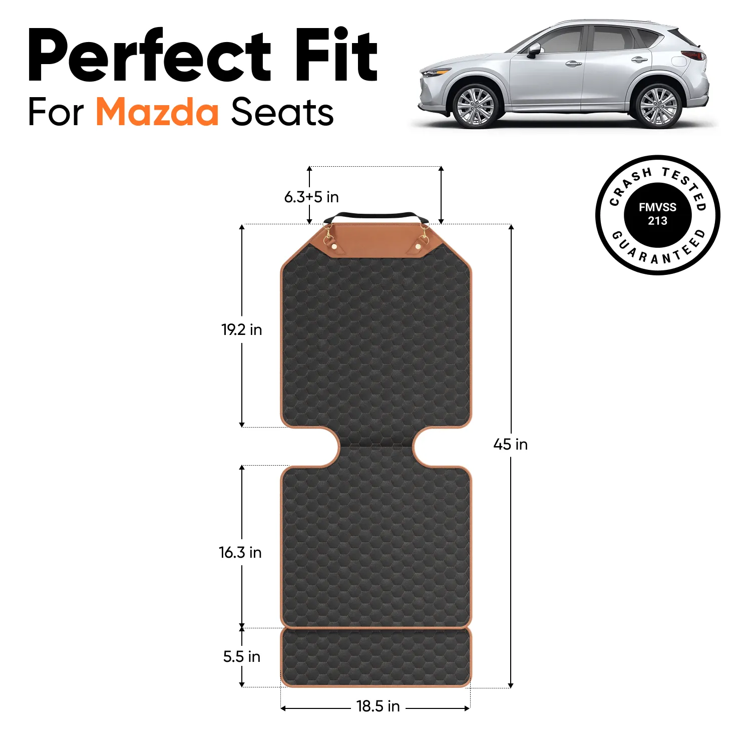 Mazda CX-5 Seat Protector  |  “Hexy” by Owleys - View 3
