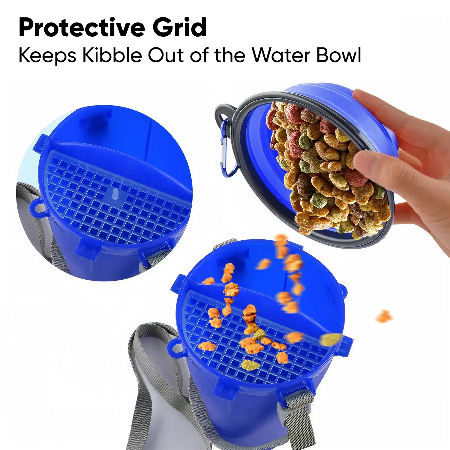2 in 1 Dog Travel Feeder with Collapsible Bowls – Paw Pal Collection  |  Owleys - View 5