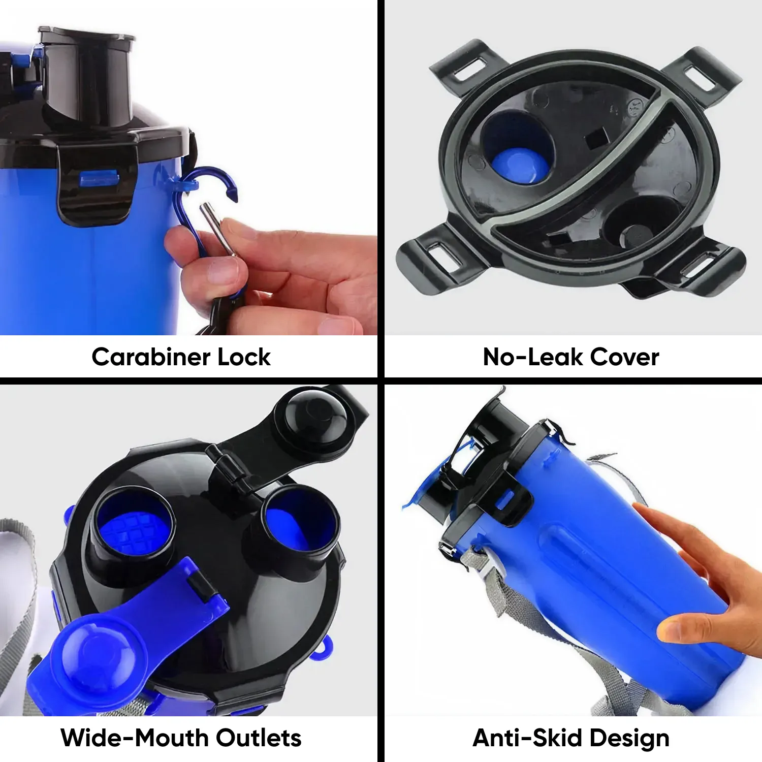 2 in 1 Dog Travel Feeder with Collapsible Bowls – Paw Pal Collection  |  Owleys - View 6