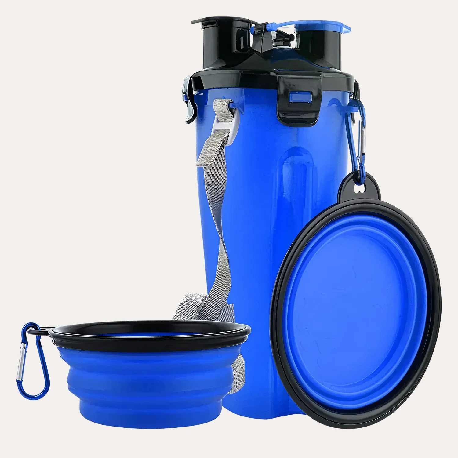 2 in 1 Dog Travel Feeder with Collapsible Bowls – Paw Pal Collection  |  Owleys