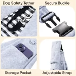 Reversible Dog Carrier Sling Bag with Storage Pocket – Paw Pal Collection  |  Owleys Partnership - View 5