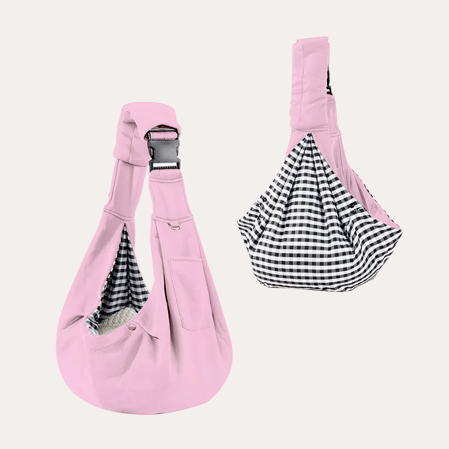 Reversible Dog Carrier Sling Bag with Storage Pocket – Paw Pal Collection  |  Owleys Partnership