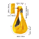 Reversible Dog Carrier Sling Bag with Storage Pocket – Paw Pal Collection  |  Owleys Partnership - View 4
