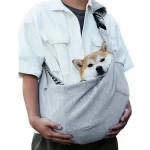 Reversible Dog Carrier Sling Bag with Storage Pocket – Paw Pal Collection  |  Owleys Partnership - View 2