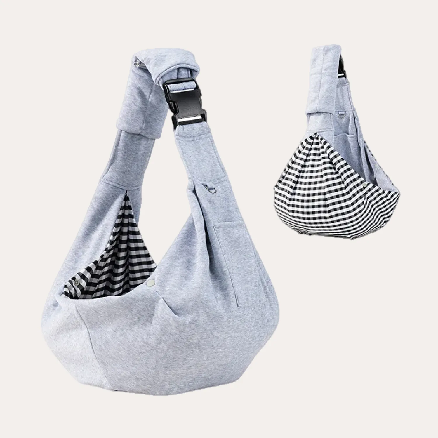 Reversible Dog Carrier Sling Bag with Storage Pocket – Paw Pal Collection  |  Owleys Partnership