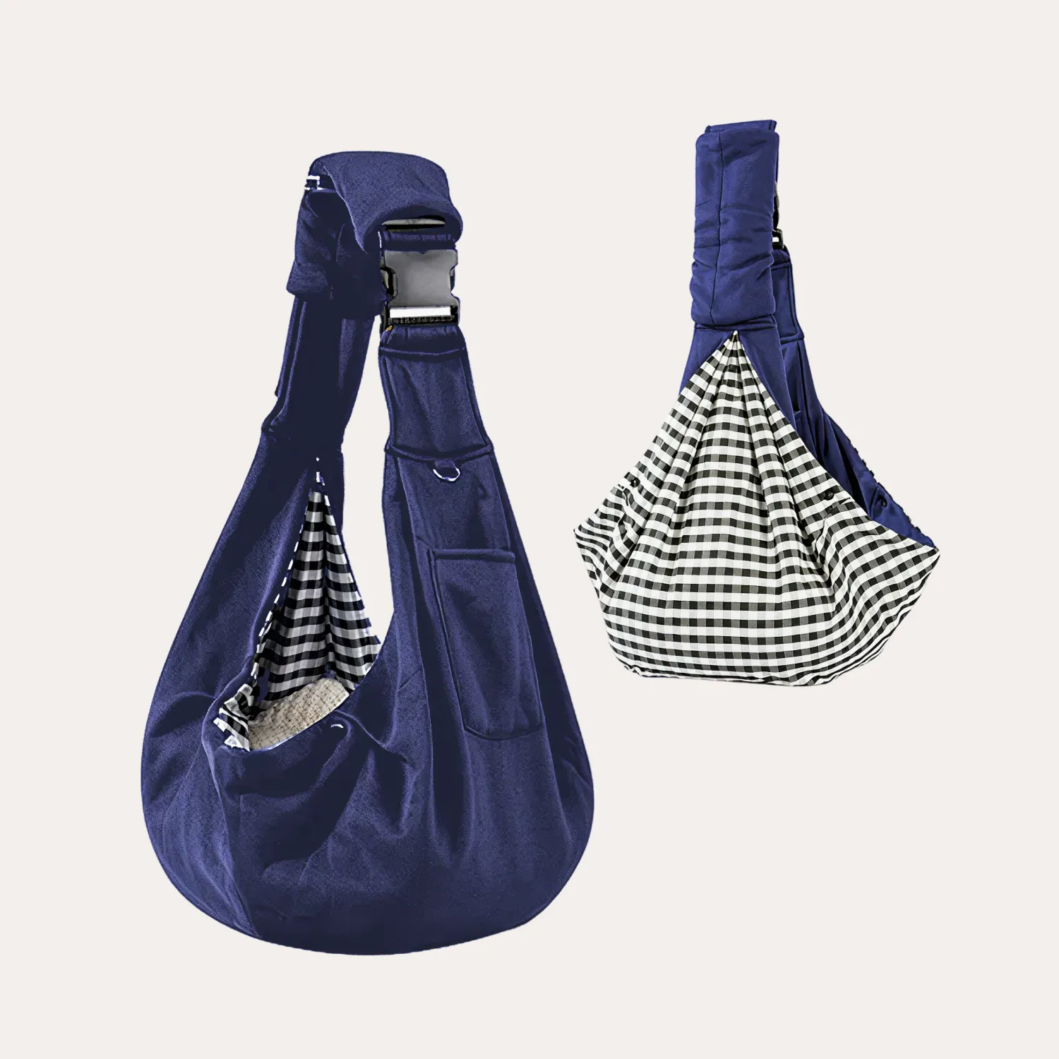 Reversible Dog Carrier Sling Bag with Storage Pocket – Paw Pal Collection  |  Owleys Partnership