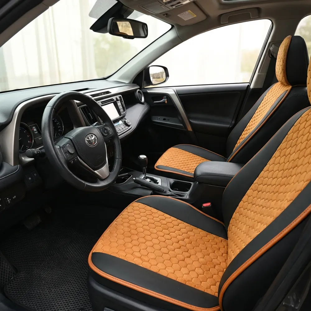 Toyota RAV4 Seat Covers (2015–2025) – Custom Fit, Luxury Velvet  |  Owleys - View 2