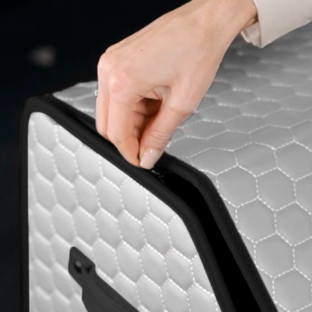 White Hexy 21.6 Inch Trunk Organizer Description 2 White Hexy 21.6 Inch Trunk Organizer Description 2