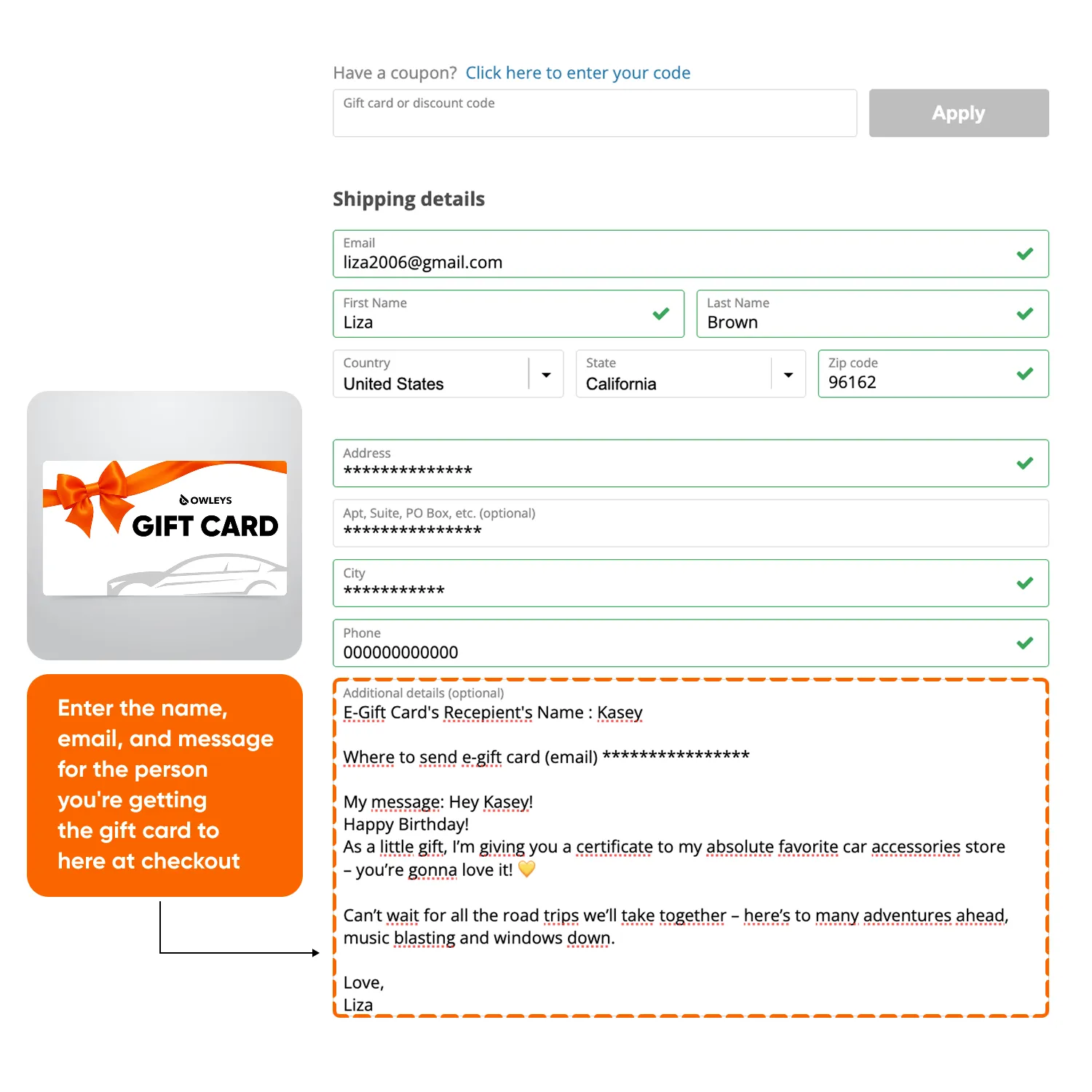 Owleys E-Gift Card - View 2