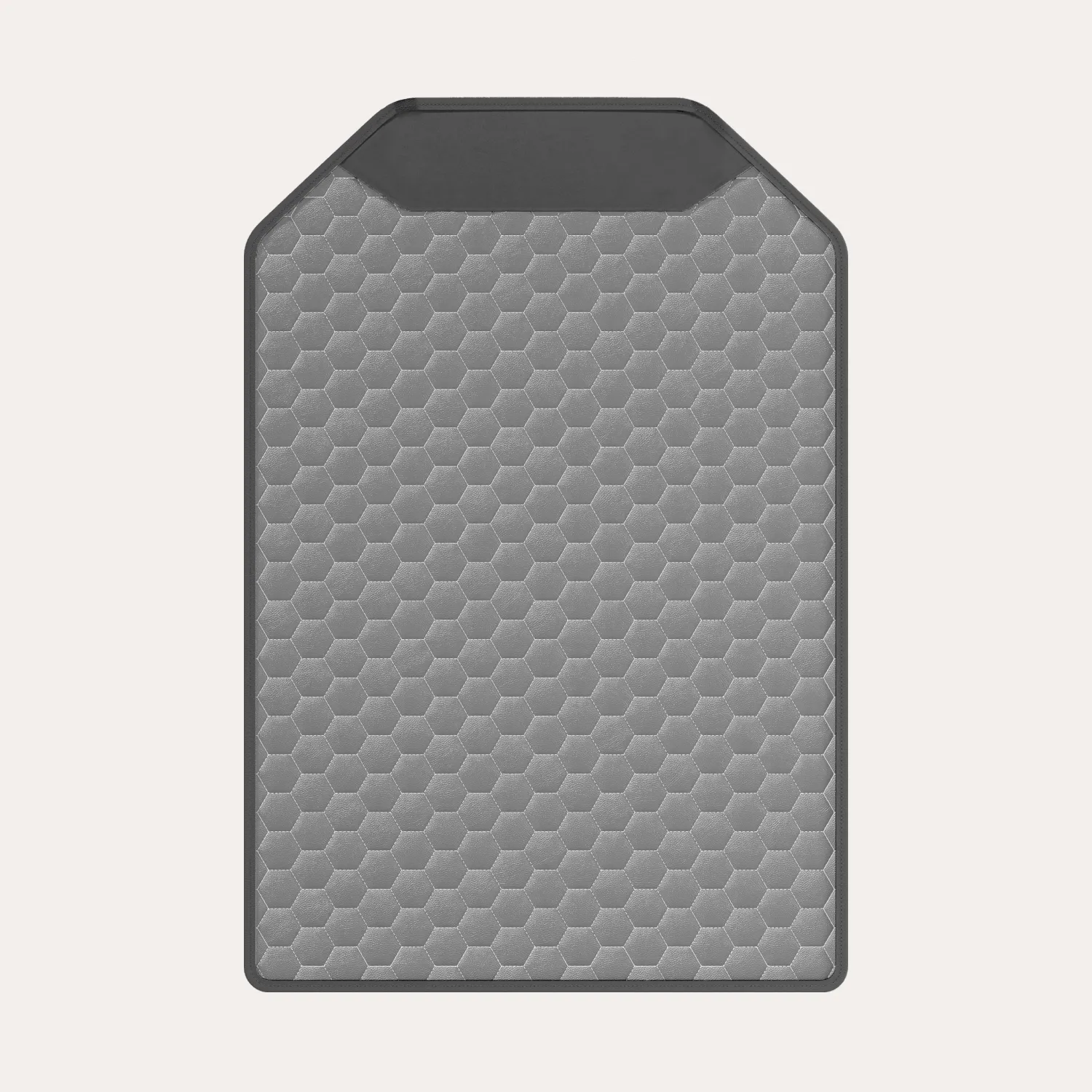 Car Seat Back Protector  |  Black “Hexy” by Owleys