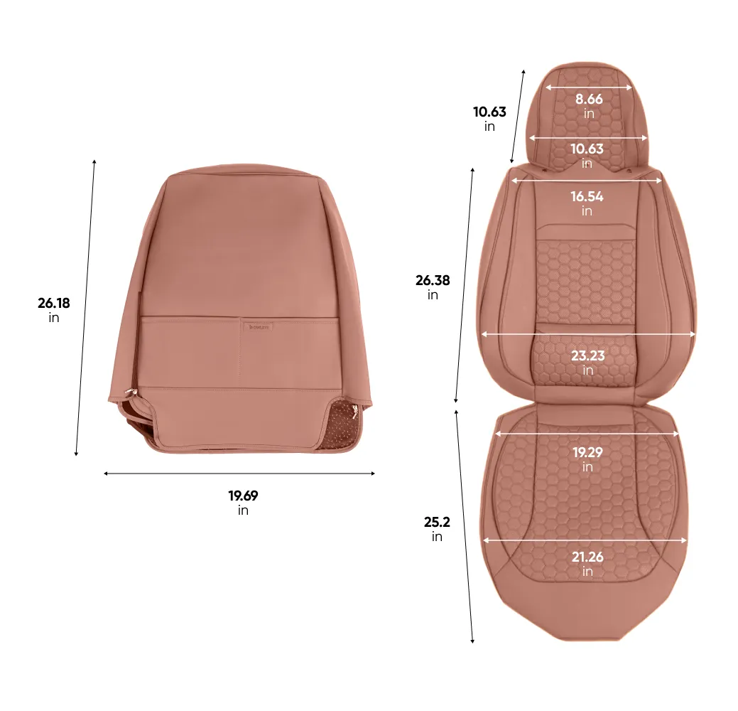 Volvo XC90 Seat Covers (2015-2025) – Back Seat Custom Fit, Premium Eco-Leather  |  Owleys - View 5
