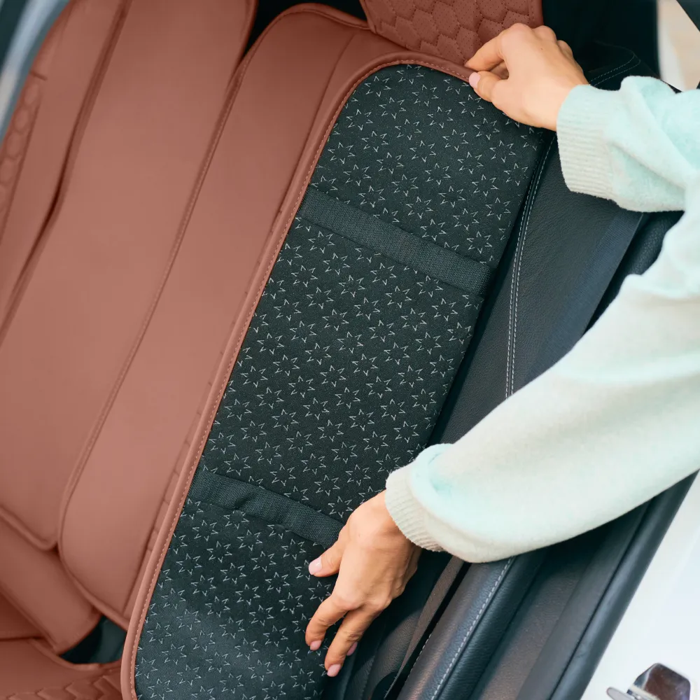 Volvo XC90 Seat Covers (2015-2025) – Back Seat Custom Fit, Premium Eco-Leather  |  Owleys - View 11