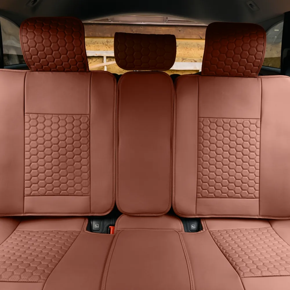 GMC Yukon Seat Covers – Back Seat Custom Fit, Premium Eco-Leather  |  Owleys
