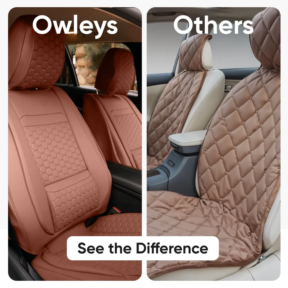 Volvo XC90 Seat Covers (2015-2025) – Back Seat Custom Fit, Premium Eco-Leather  |  Owleys - View 9