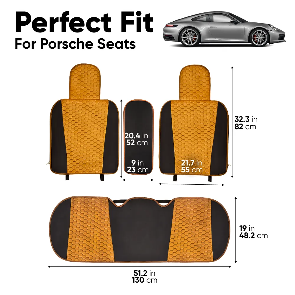 Porsche Seat Covers – Custom Fit, Luxury Velvet  |  Owleys - View 3