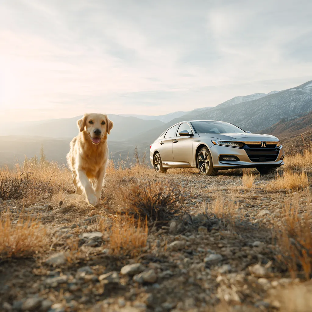 Honda Accord Hard Bottom Dog Seat Cover  |  “Travel Buddy Mk. II” by Owleys