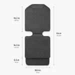 Black Hexy Car Seat Protectors  |  3 Pcs Set by Owleys - View 7