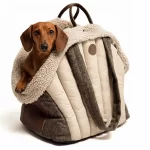 Dachshund Car Seat Carrier Bag  |  “King Woof” by Owleys - View 1