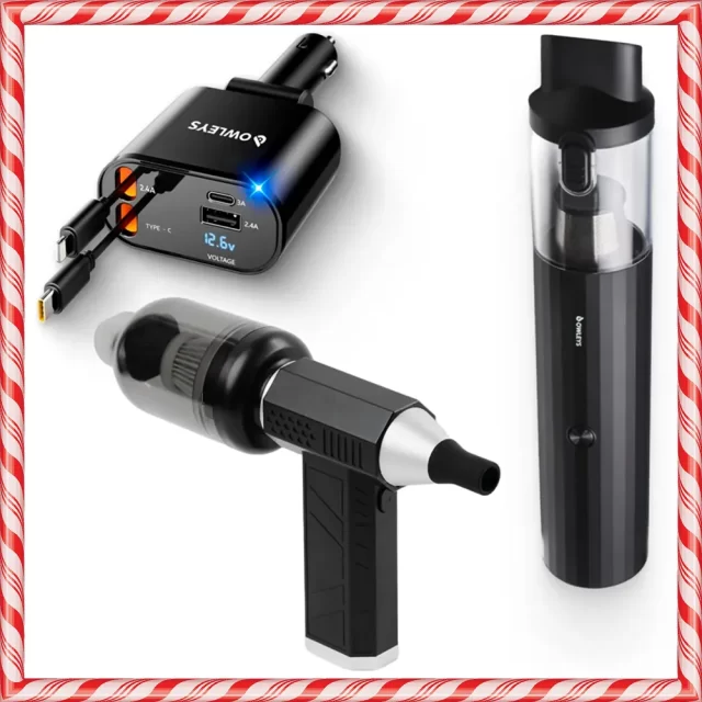 Gifts for BF  |  Owleys Car Accessories – Car Vacuum Cleaners, Car Charger