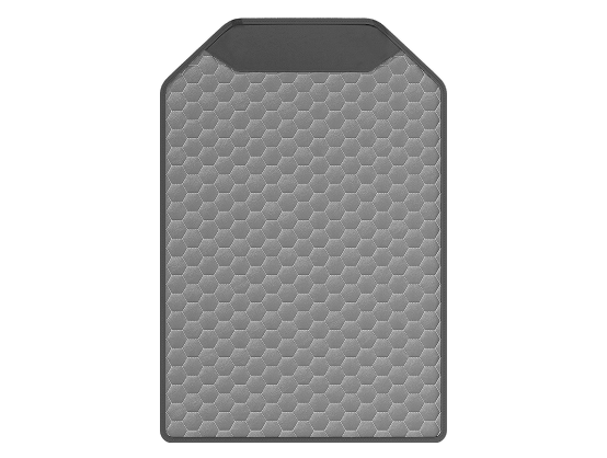 Car Seat Back Protector  |  Gray “Hexy” by Owleys